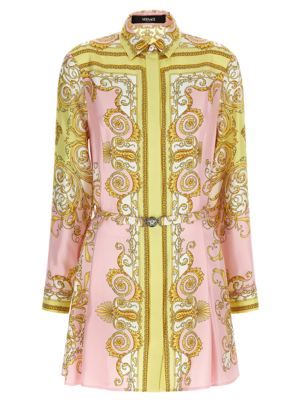 Versace | Multicolor Silk Short Dress