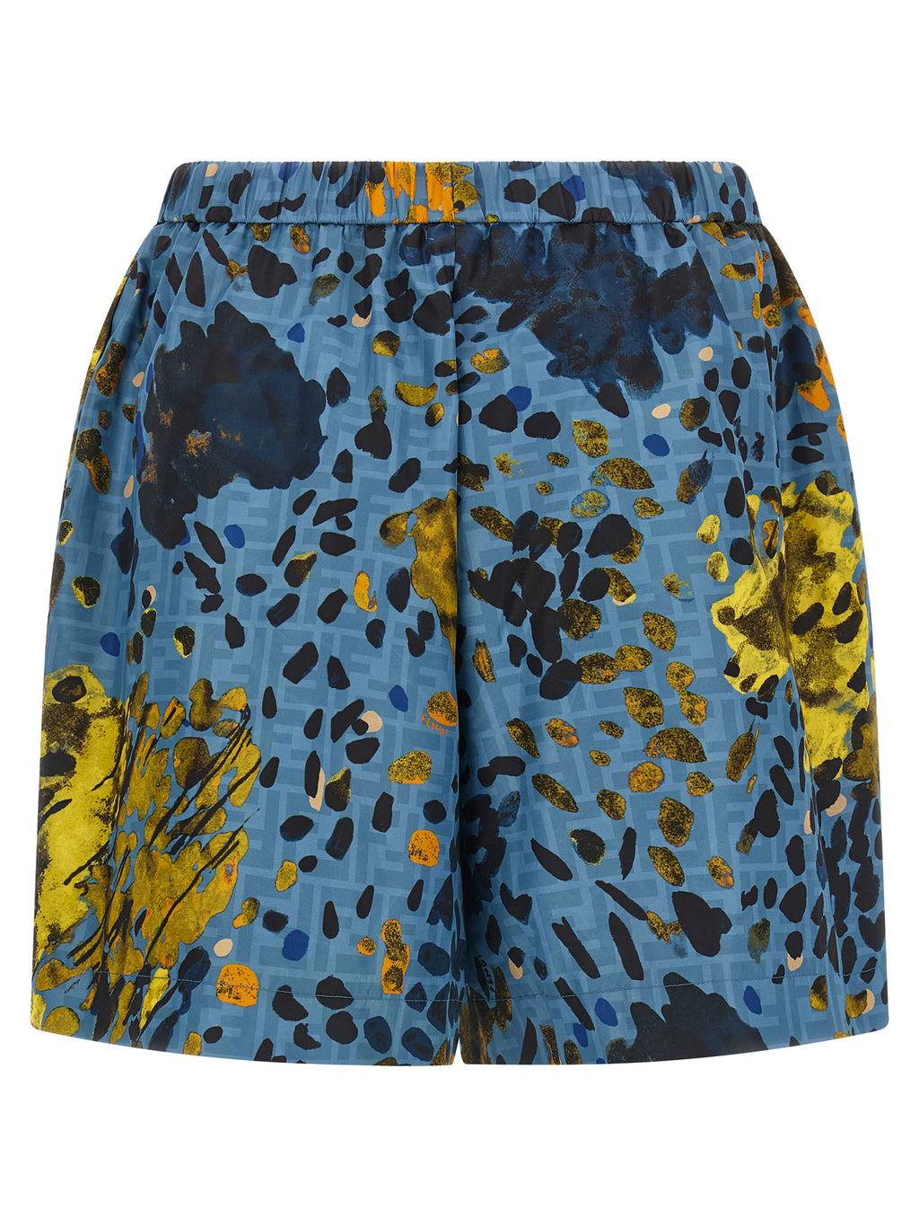 Fendi | Blue Polyester Bermuda Shorts