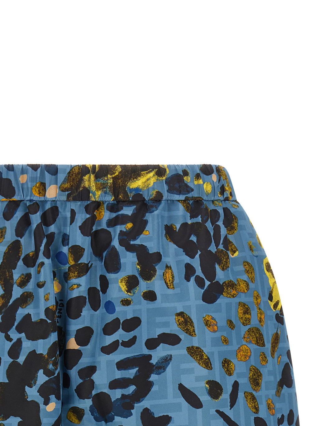 Fendi | Blue Polyester Bermuda Shorts