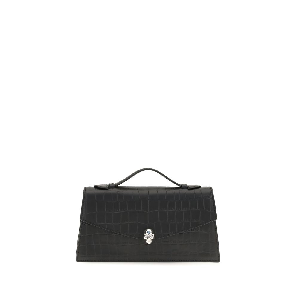 Alexander McQueen | Black Calf Leather Bos Taurus Handbag