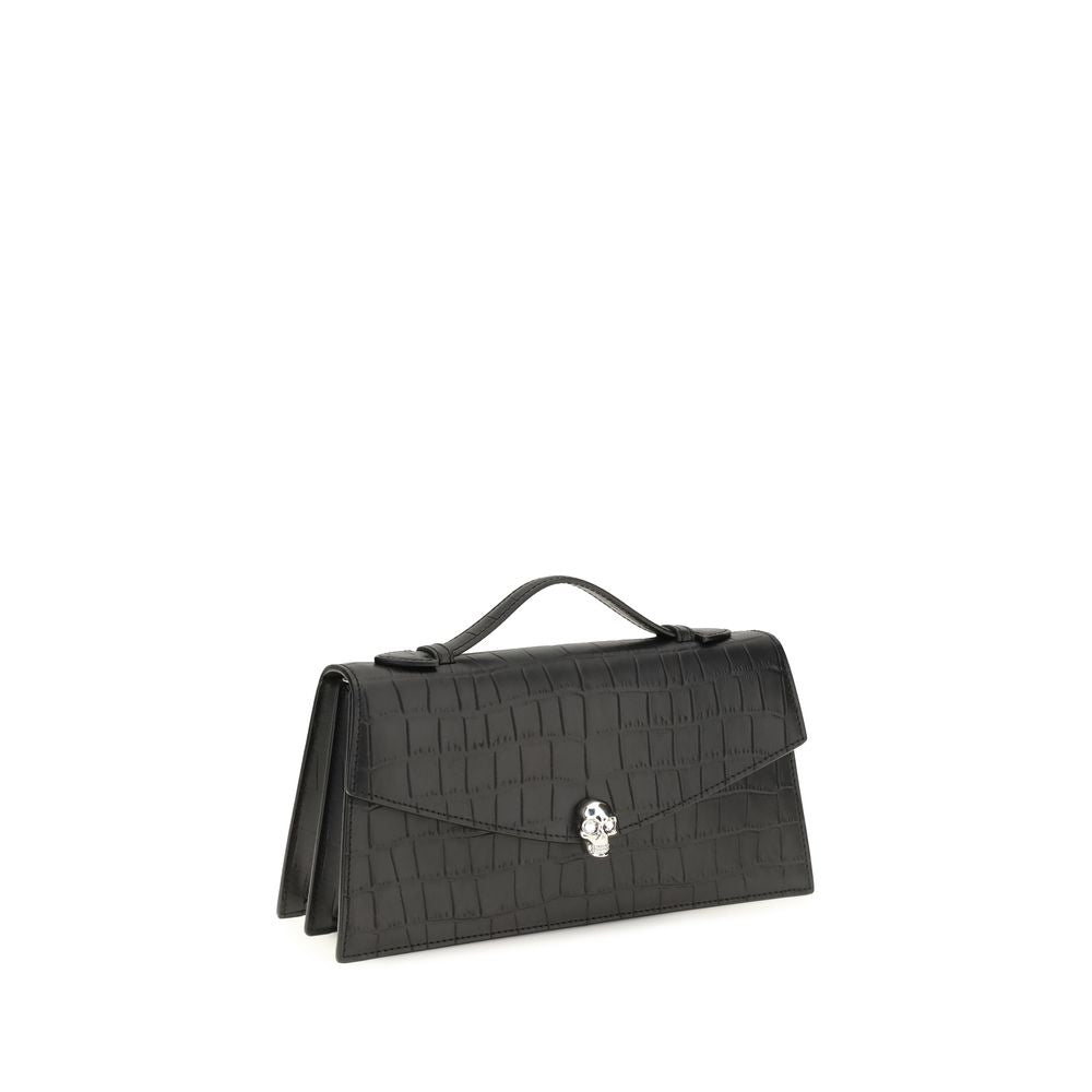 Alexander McQueen | Black Calf Leather Bos Taurus Handbag