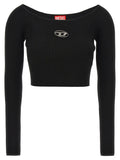 Diesel | Black Viscose Cardigan