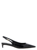 Dolce & Gabbana | Black Calfskin Mid Heel Pumps