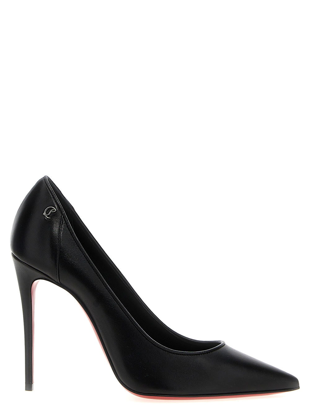 Christian Louboutin | Black Napa Leather / Calf Bos Taurus High Heel Pumps