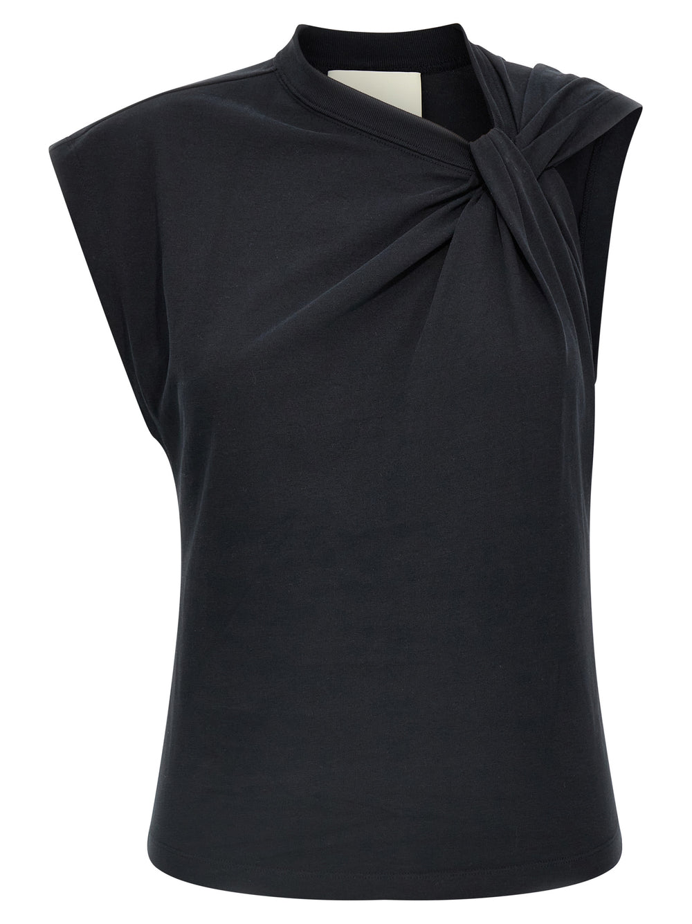 Isabel Marant | Black Cotton Sleeveles T-Shirt