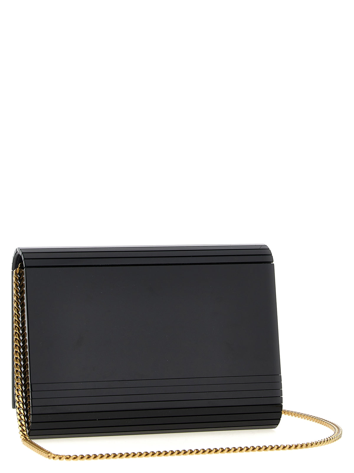 Saint Laurent | Black Plexiglass Crossbody Bag