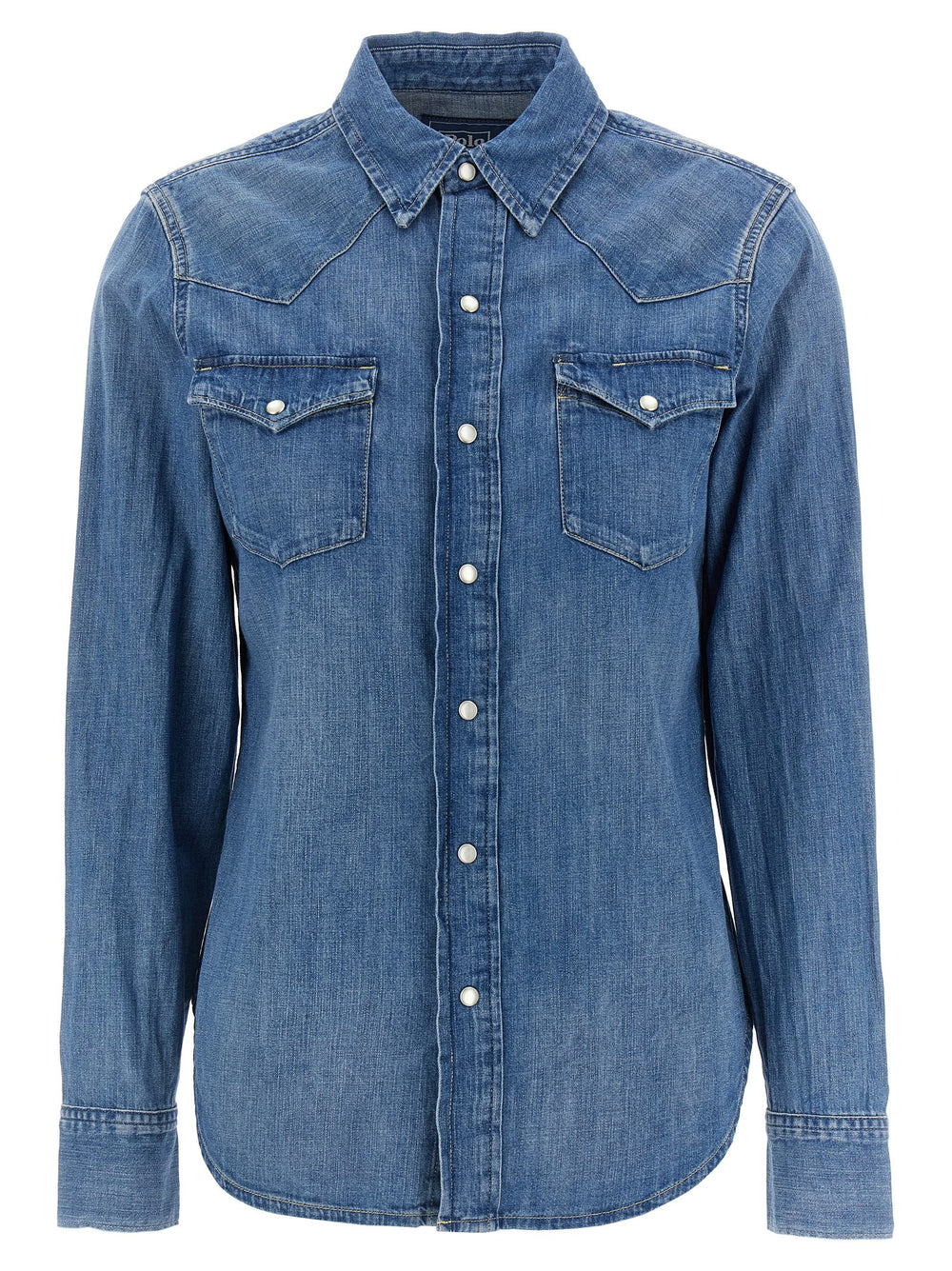 Polo Ralph Lauren | Blue Cotton Blouse