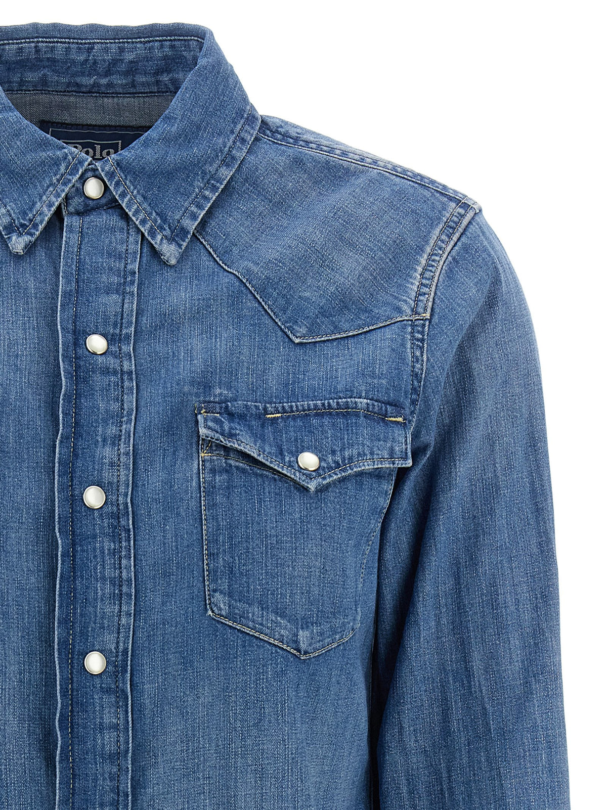 Polo Ralph Lauren | Blue Cotton Blouse