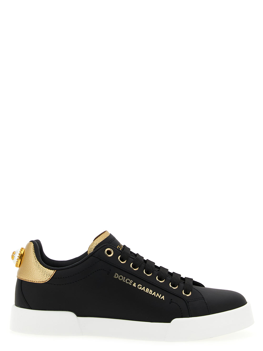 Dolce & Gabbana | Black Calfskin Sneakers