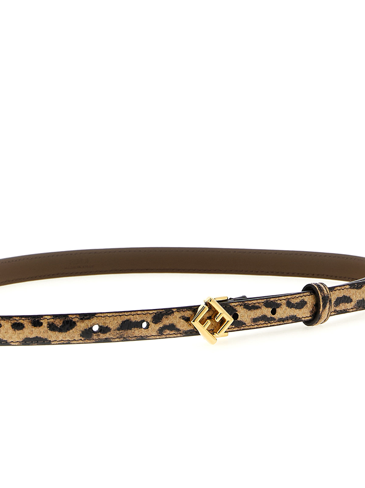 Fendi | Multicolor Velvet Leather Regular Belt