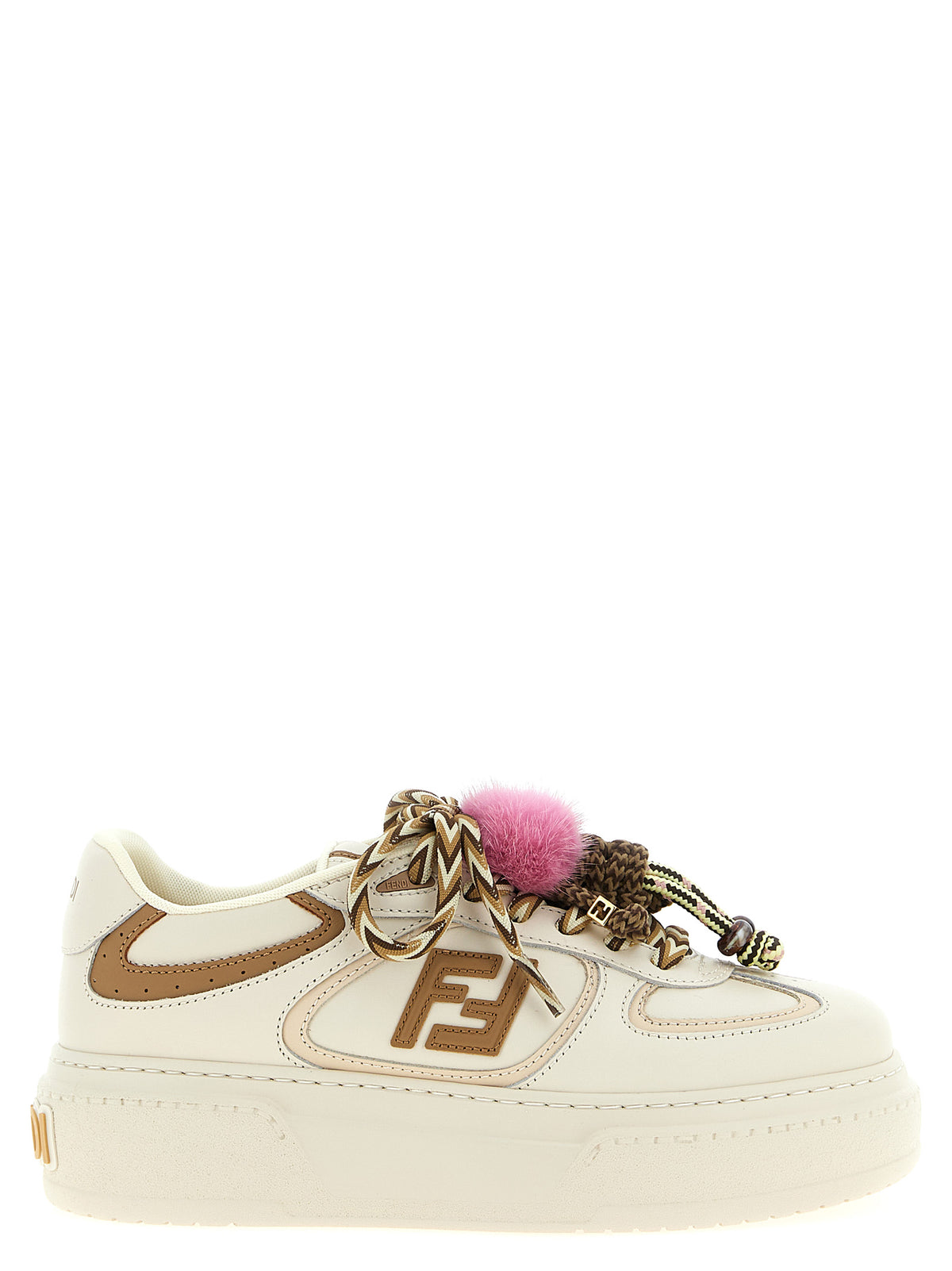 Fendi | Multicolor Calfskin Platform Sneakers