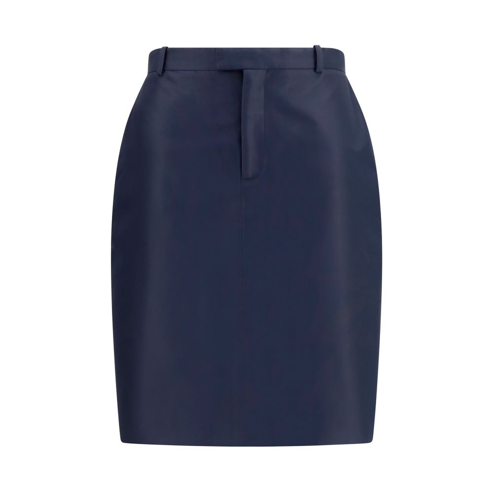 Gucci | Blue Silk Skirt