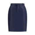 Gucci | Blue Silk Skirt