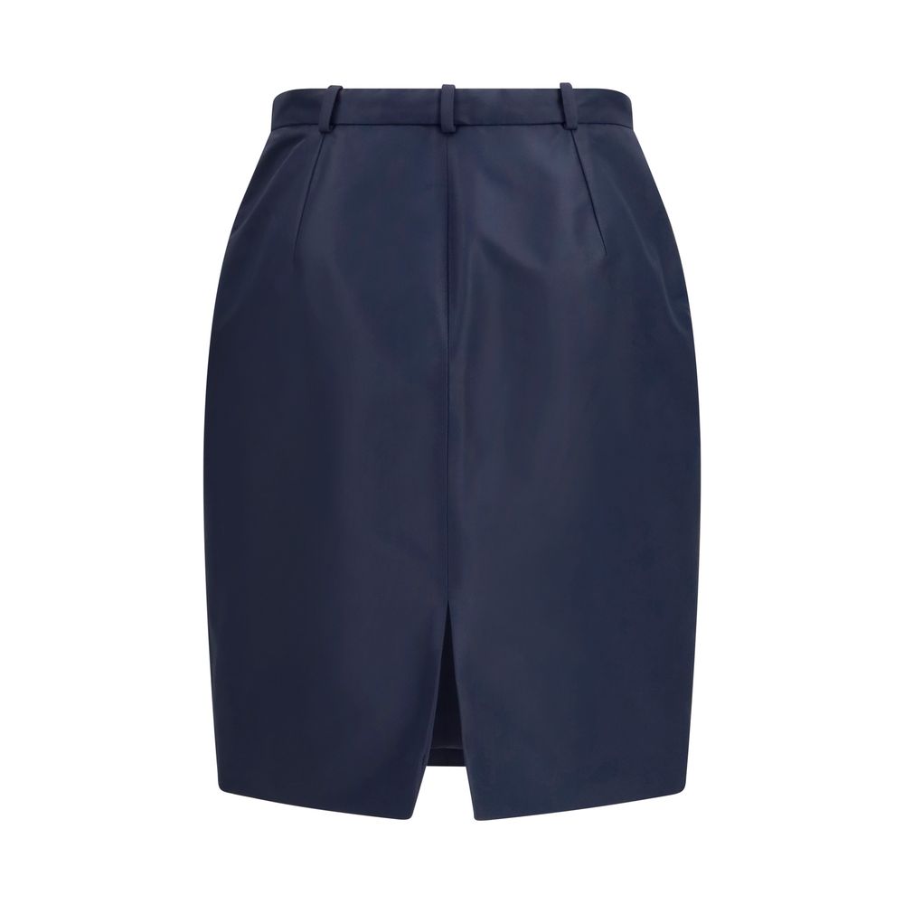 Gucci | Blue Silk Skirt