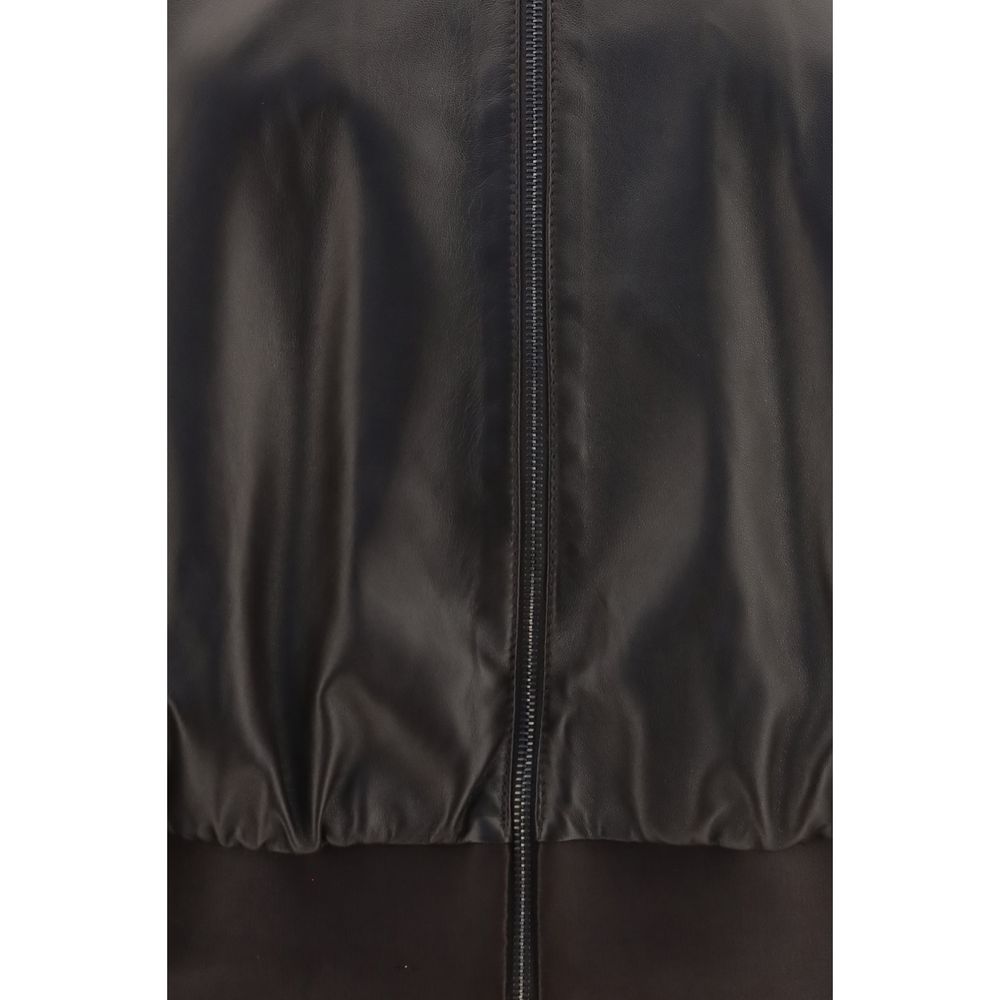 Gucci | Brown Lamb Ovis Aries Bomber
