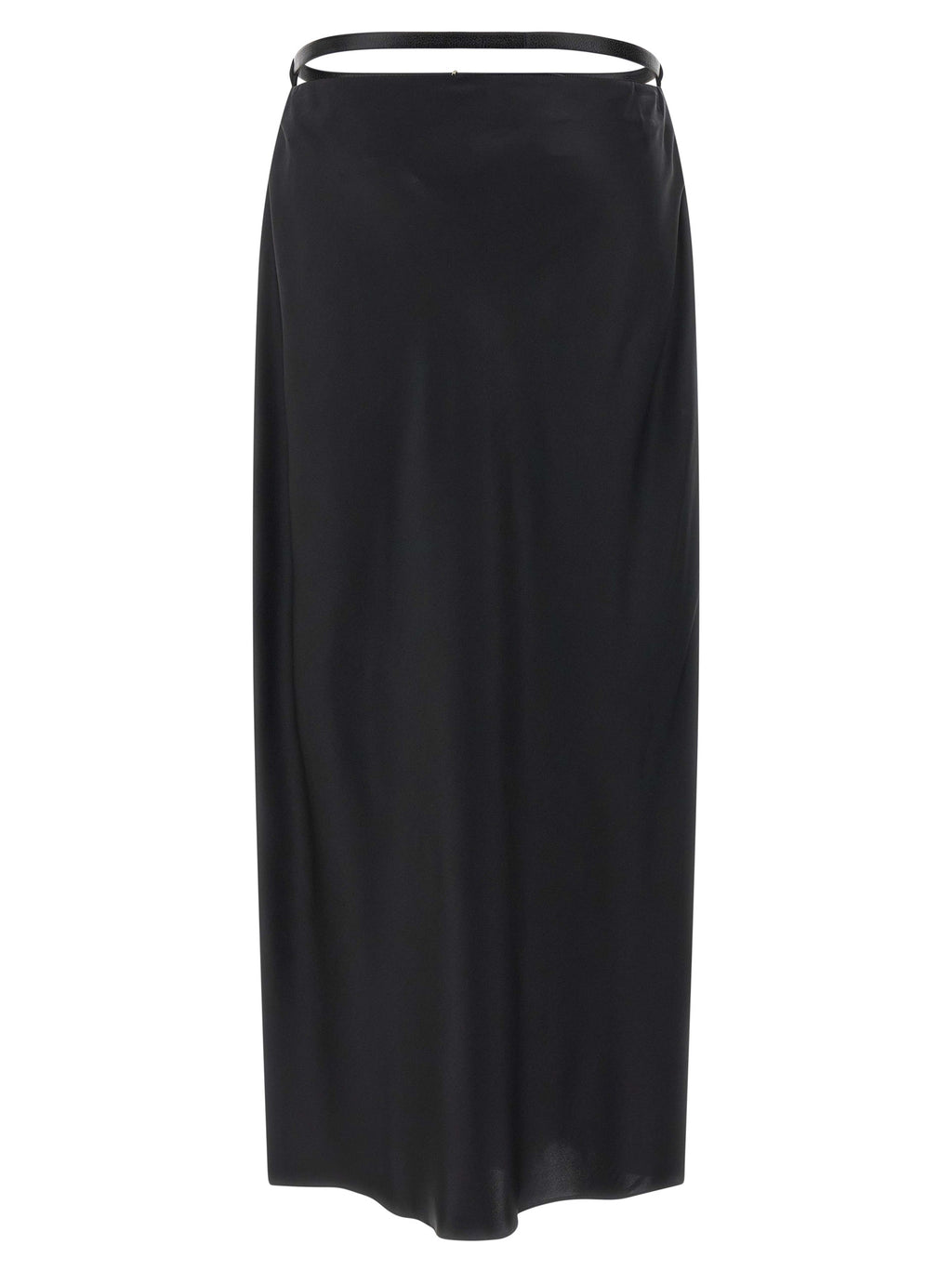 Tom Ford | Black Silk Midi Skirt