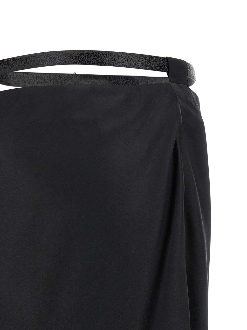 Tom Ford | Black Silk Midi Skirt