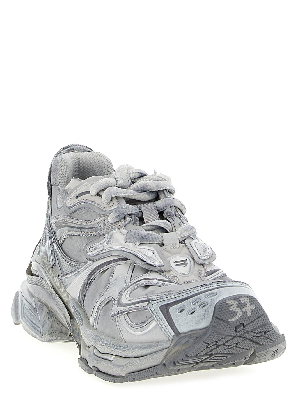 Balenciaga | Gray Polyethylene Athletic Sneakers