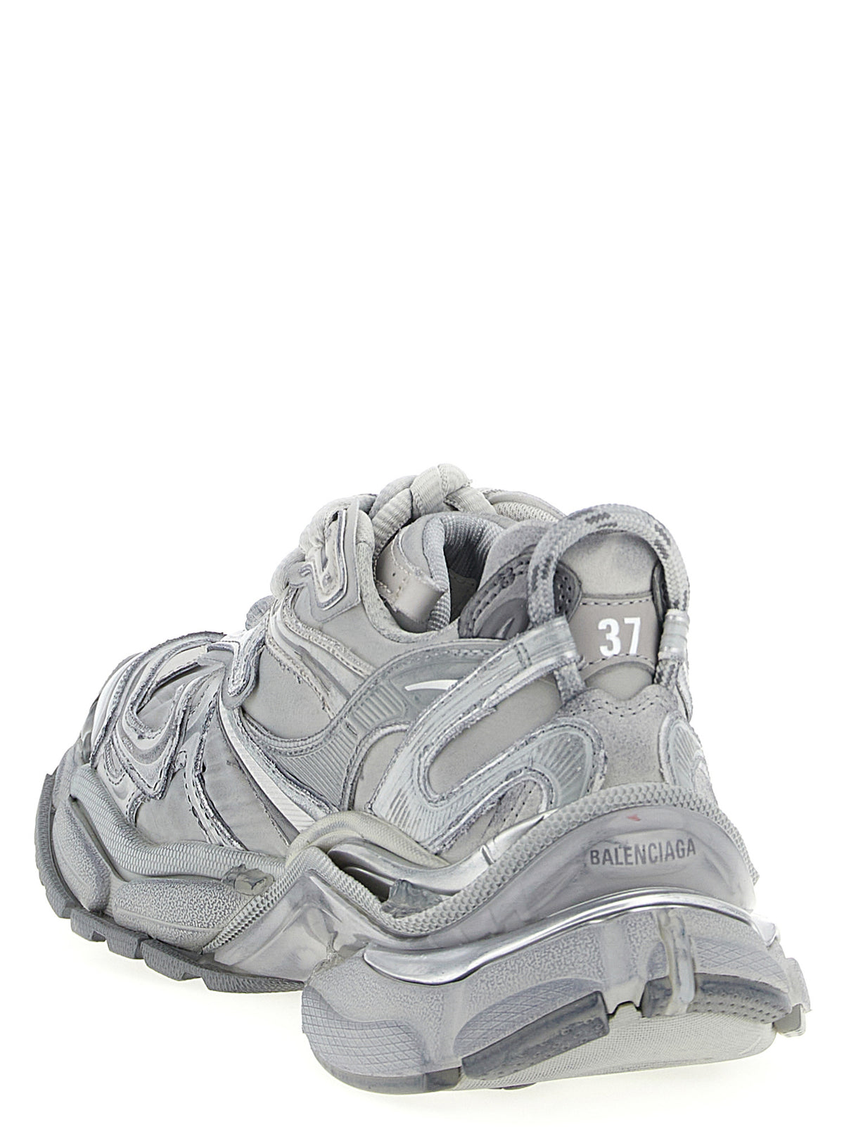 Balenciaga | Gray Polyethylene Athletic Sneakers
