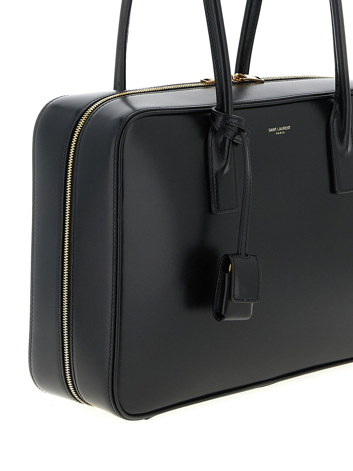 Saint Laurent | Black Calfskin Shoulder Bag
