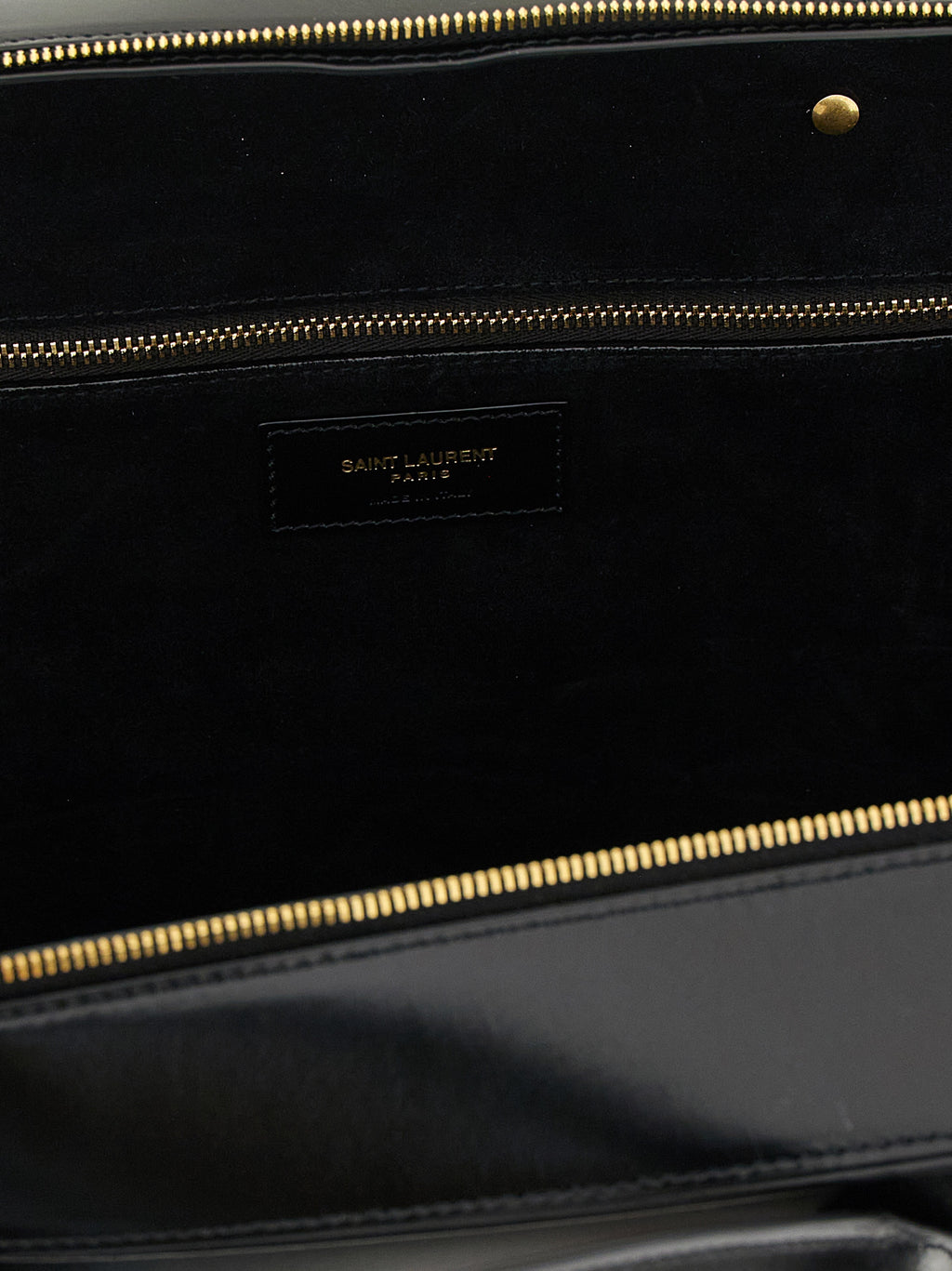 Saint Laurent | Black Calfskin Shoulder Bag