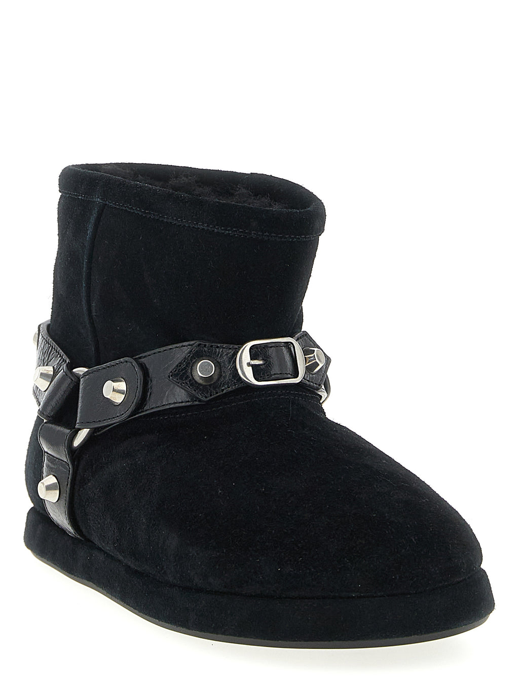 Balenciaga | Black Calfskin Ankle Boots