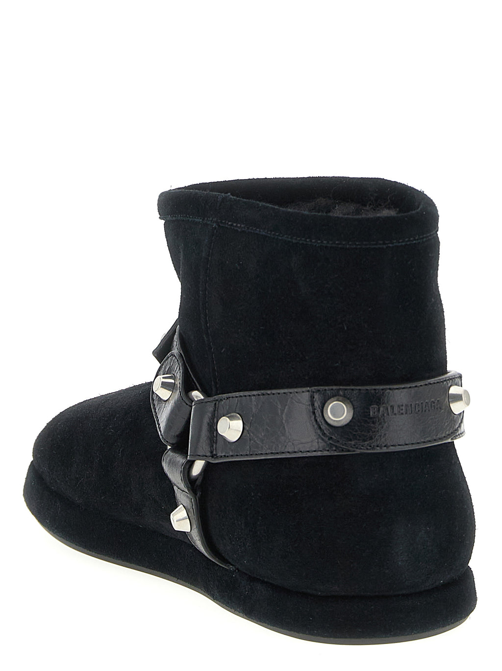 Balenciaga | Black Calfskin Ankle Boots