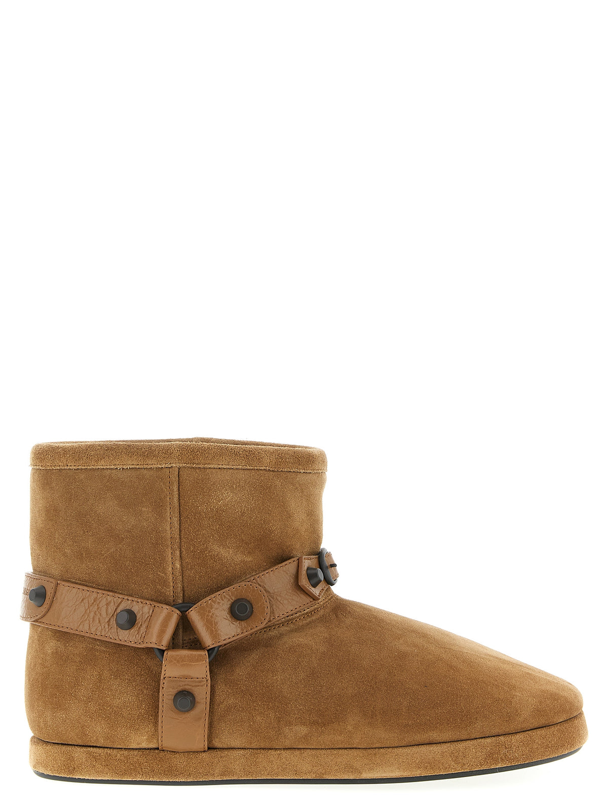 Balenciaga | Beige Calfskin Ankle Boots