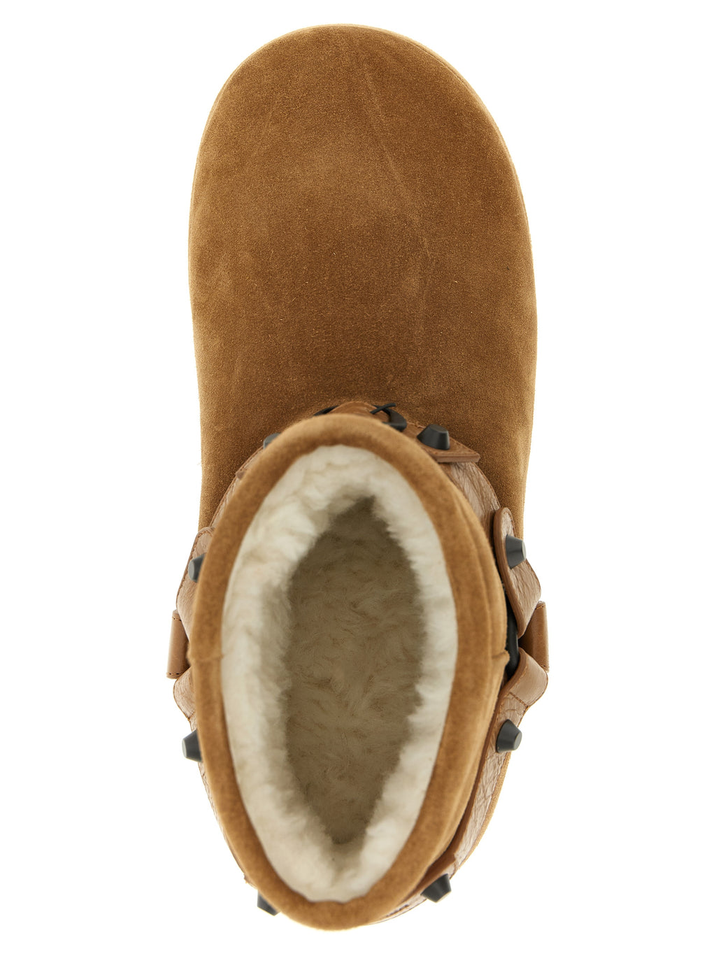 Balenciaga | Beige Calfskin Ankle Boots