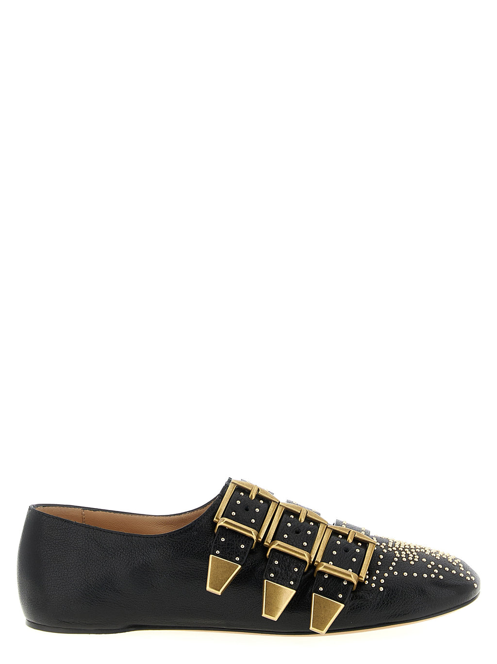 Chloé | Black Lamb Leather Ballet Flats