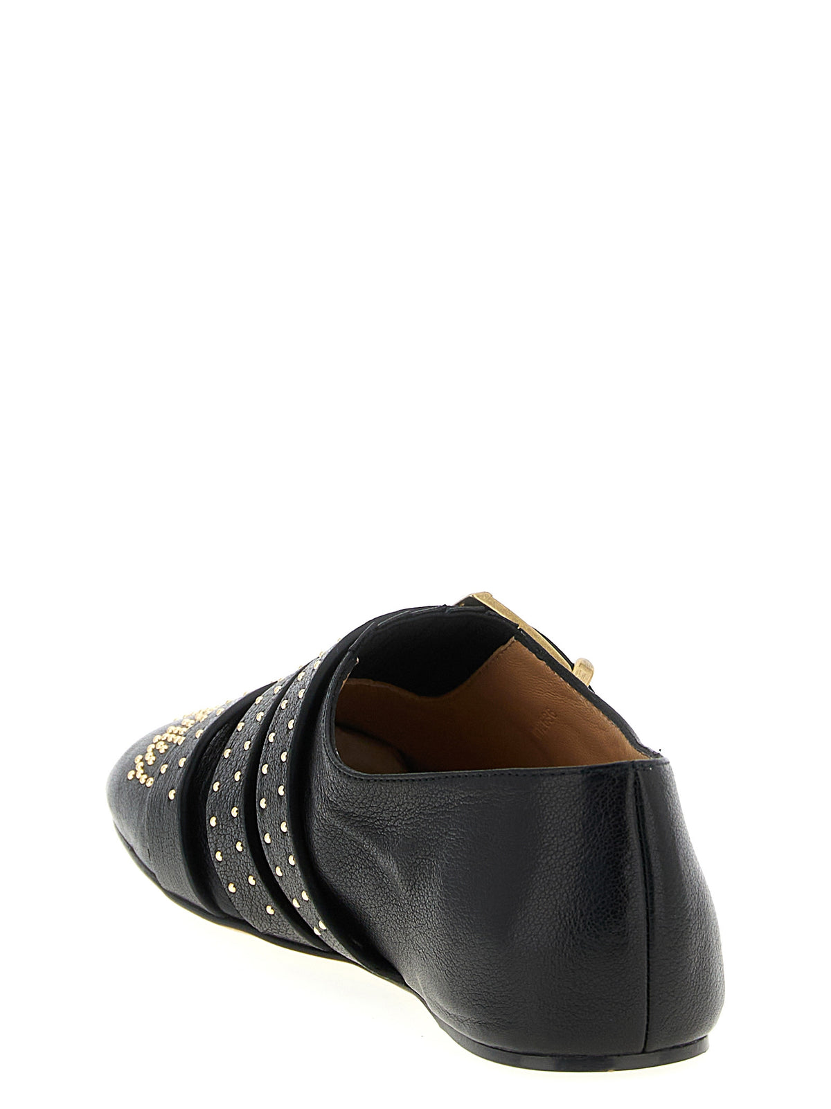 Chloé | Black Lamb Leather Ballet Flats