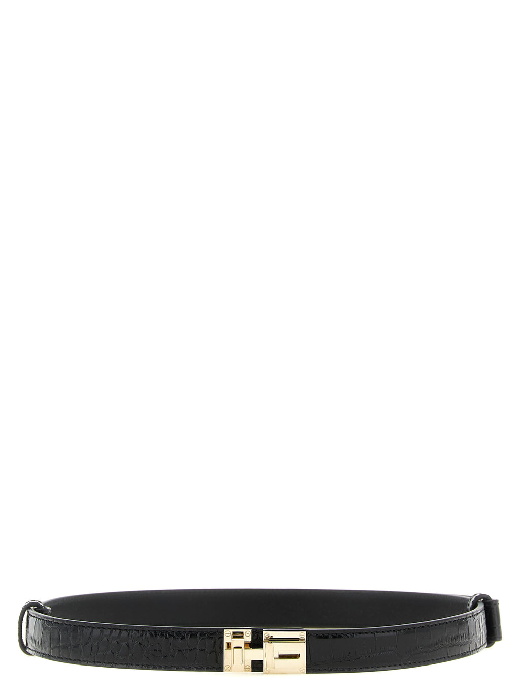 Tom Ford | Black Calfskin Regular Belt