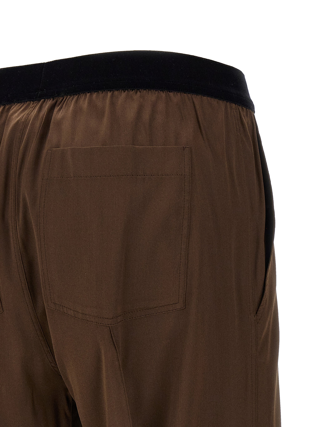 Tom Ford | Brown Silk Casual Pants
