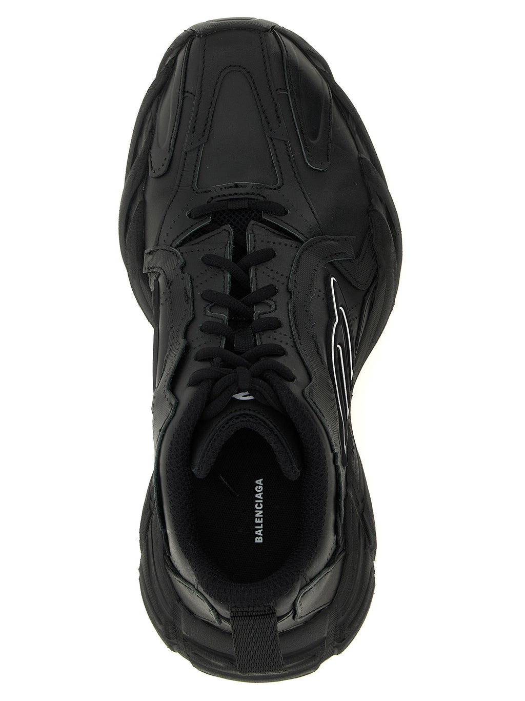 Balenciaga | Black Calfskin Athletic Sneakers