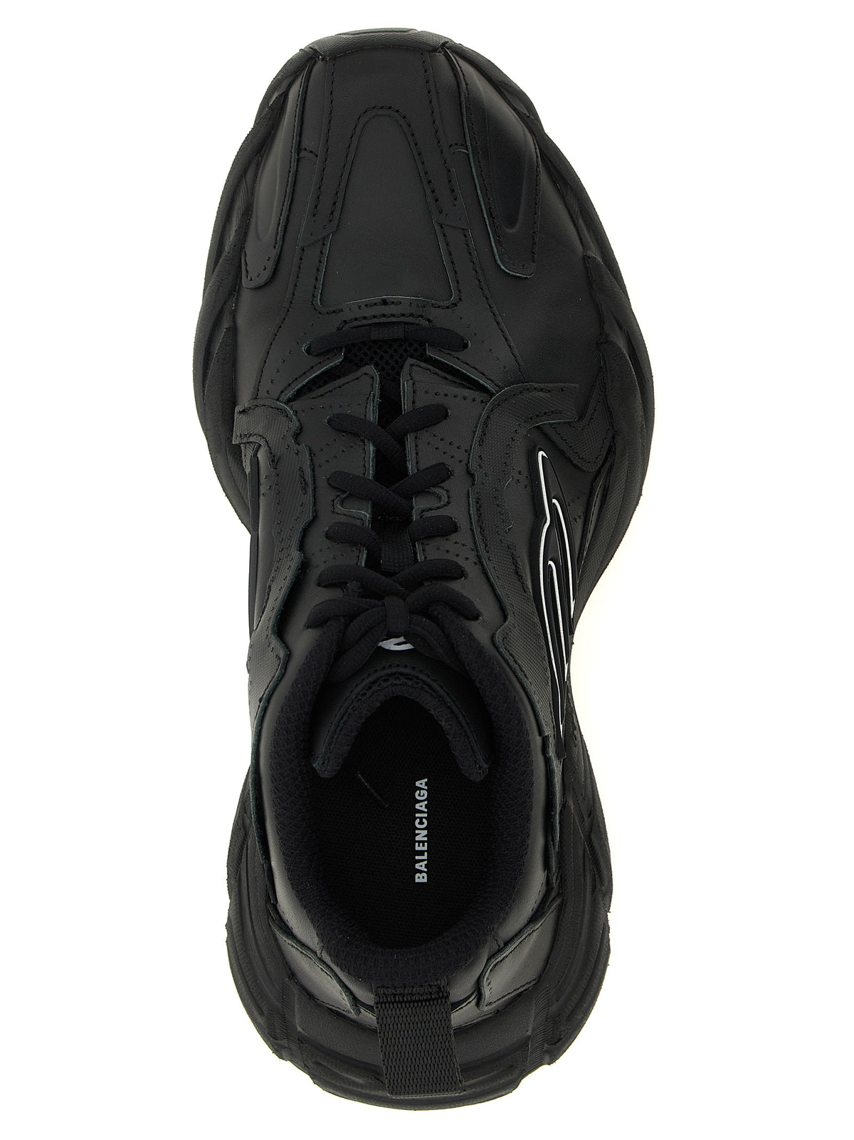 Balenciaga | Black Calfskin Athletic Sneakers