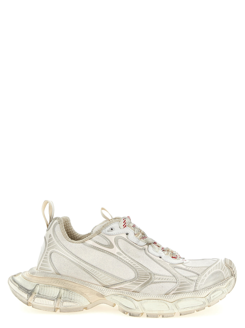 Balenciaga | Silver Polyethylene Athletic Sneakers