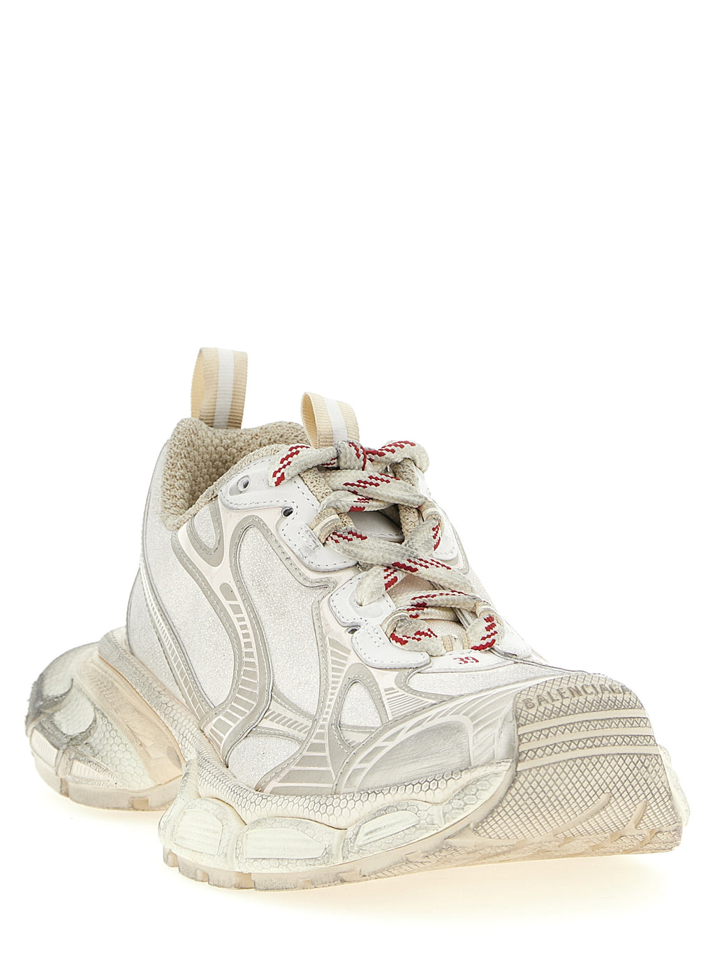Balenciaga | Silver Polyethylene Athletic Sneakers