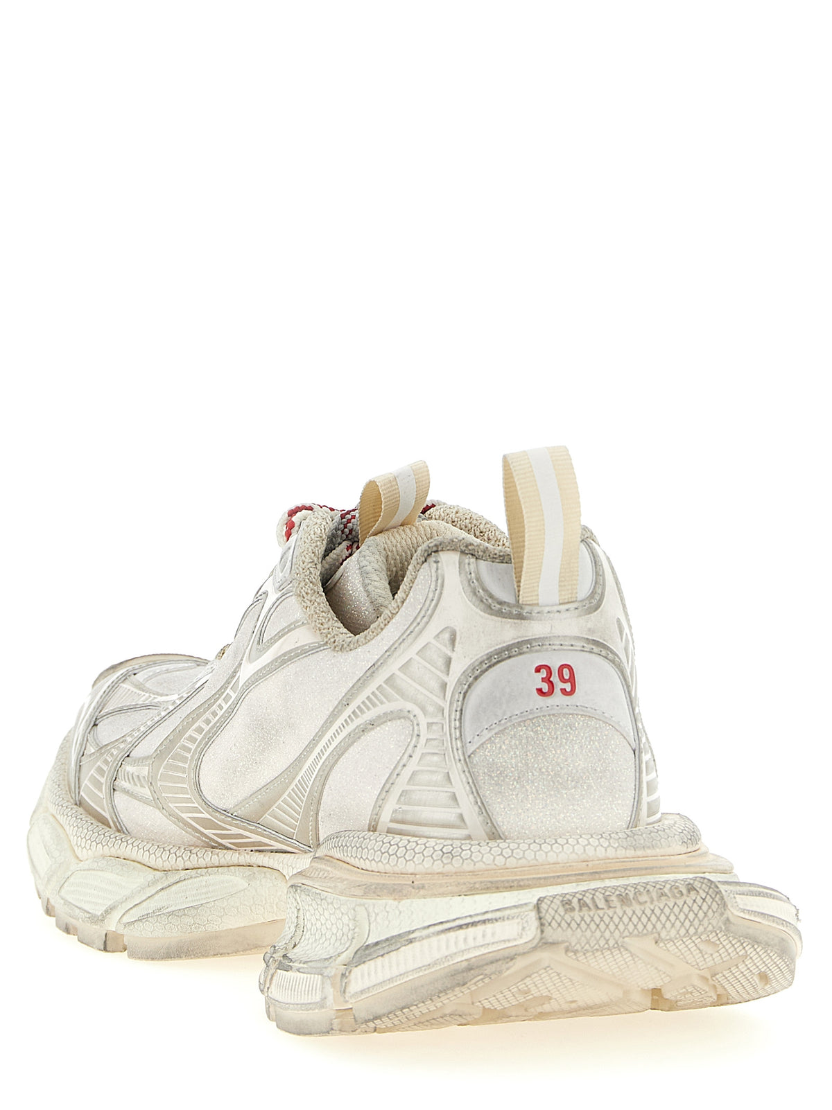 Balenciaga | Silver Polyethylene Athletic Sneakers