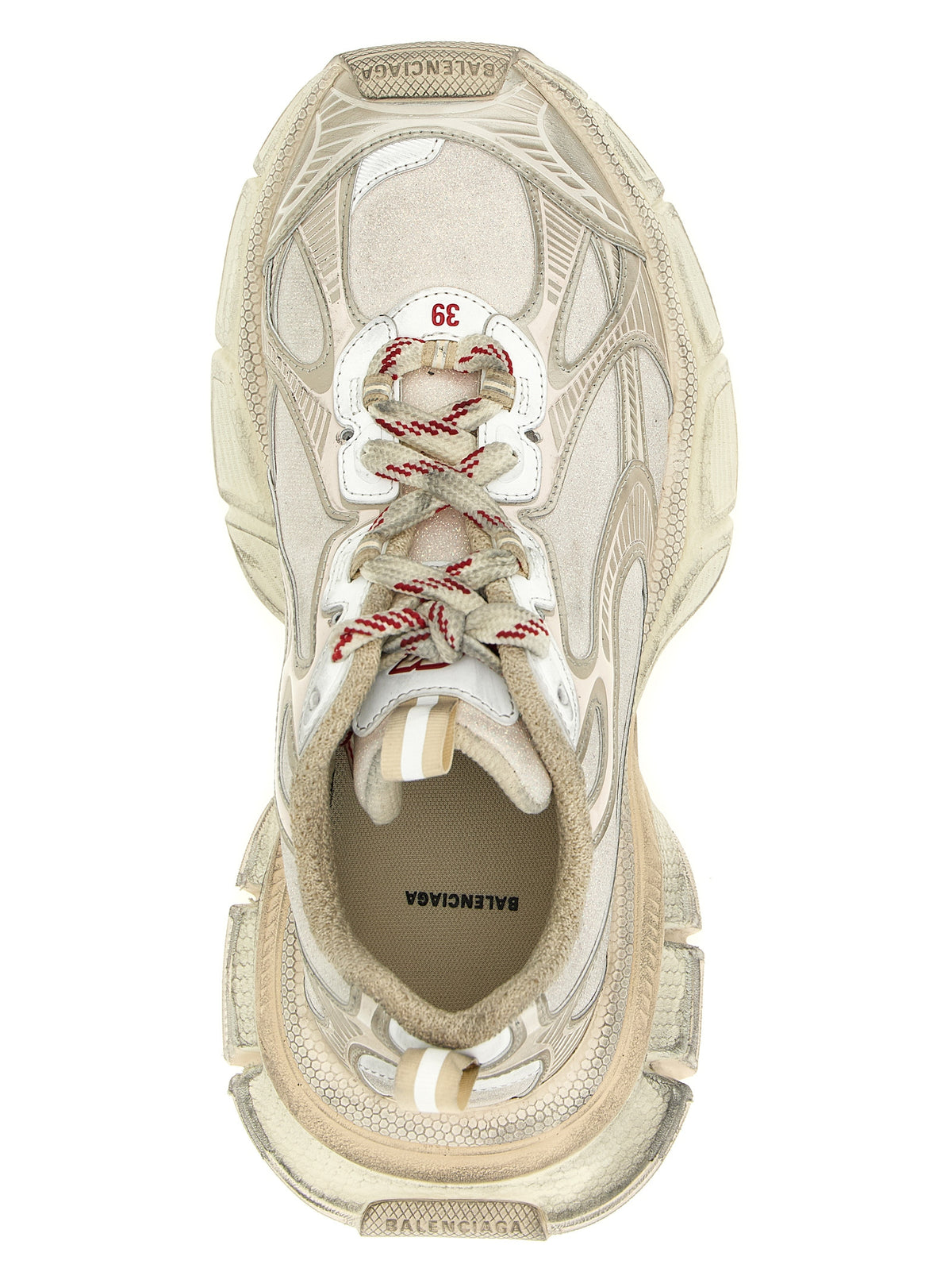 Balenciaga | Silver Polyethylene Athletic Sneakers