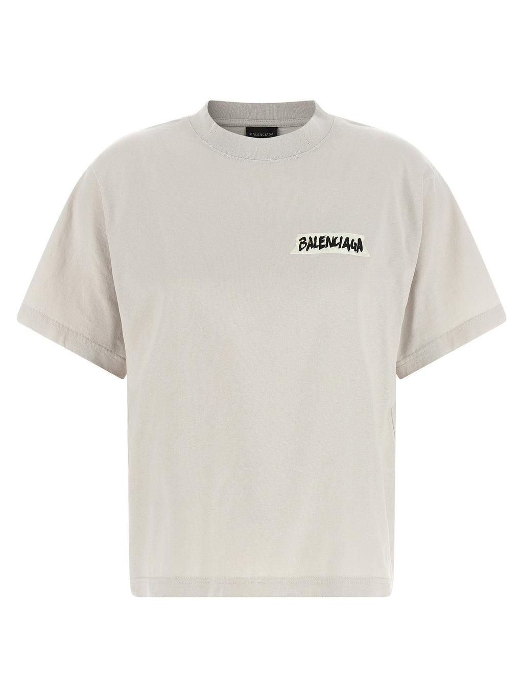 Balenciaga | Gray Cotton T-Shirt