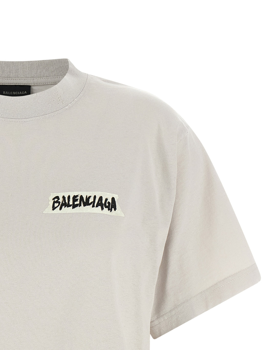 Balenciaga | Gray Cotton T-Shirt