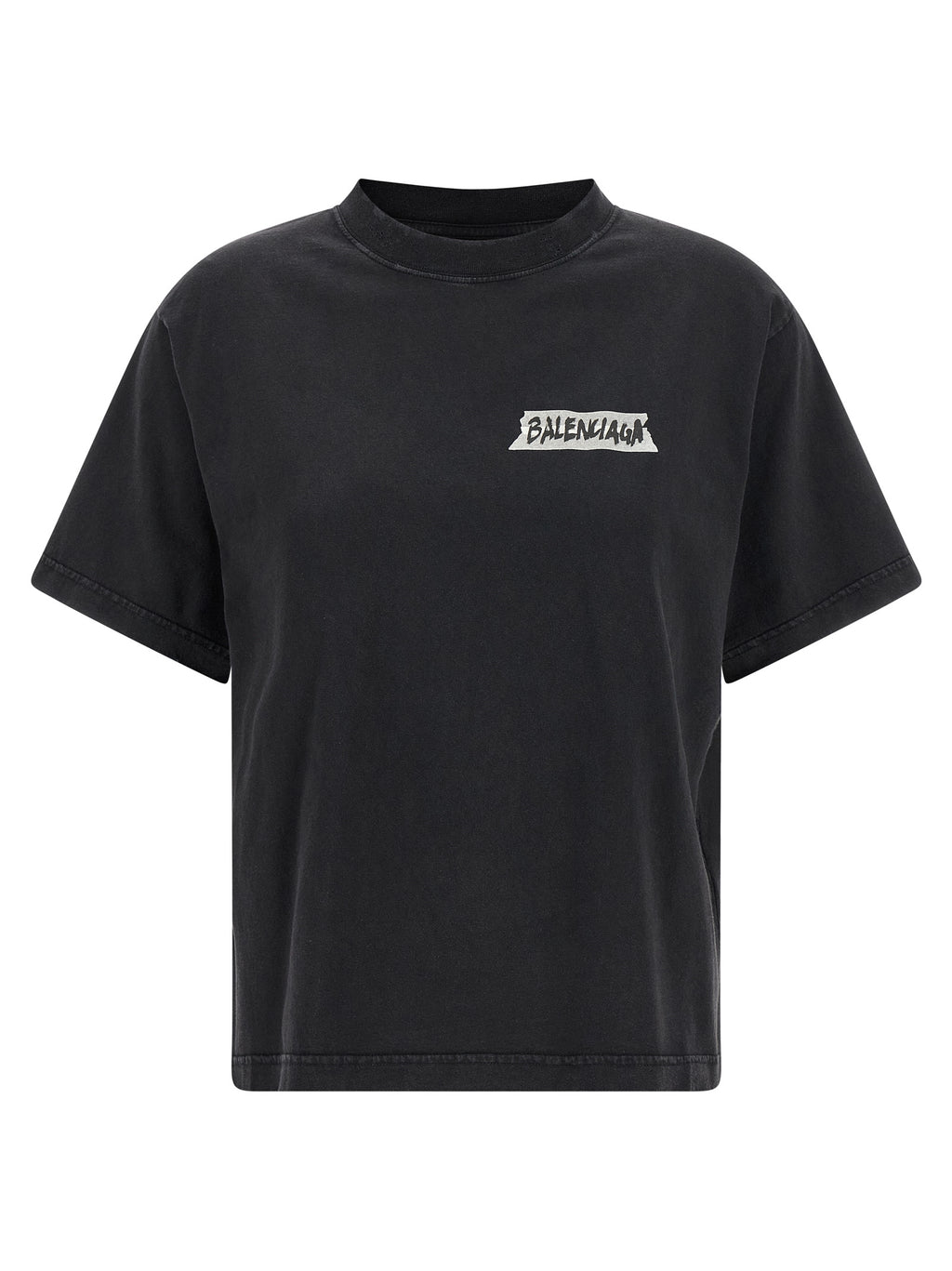 Balenciaga | Black Cotton T-Shirt