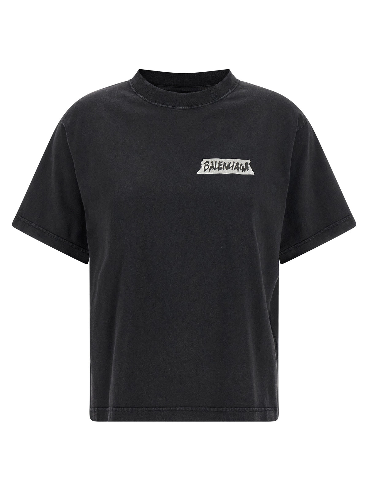 Balenciaga | Black Cotton T-Shirt