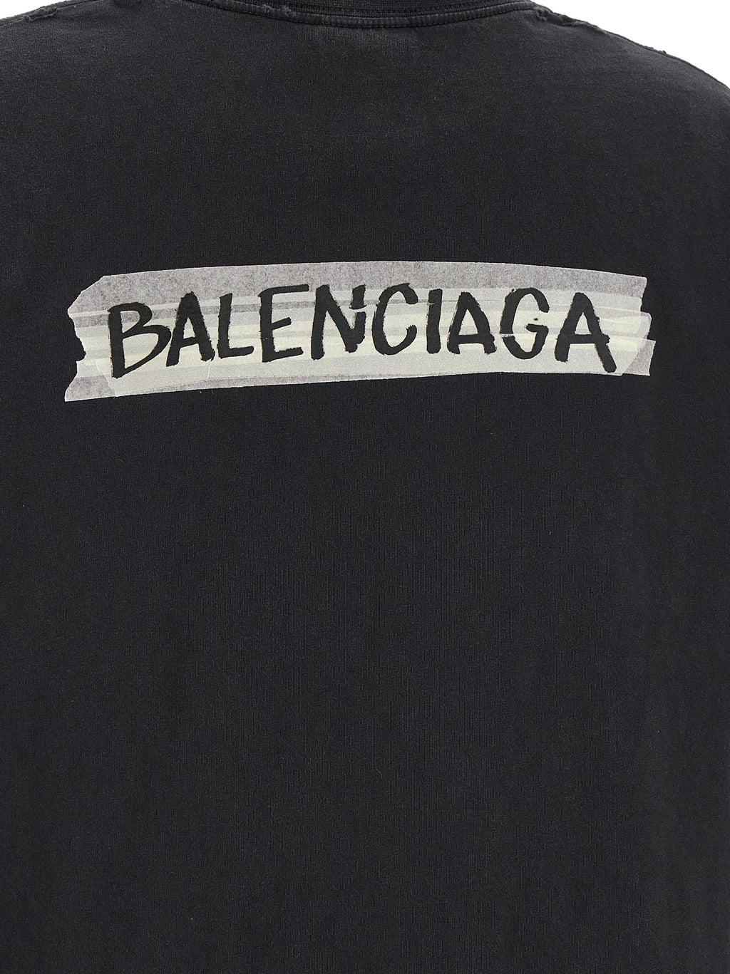 Balenciaga | Black Cotton T-Shirt