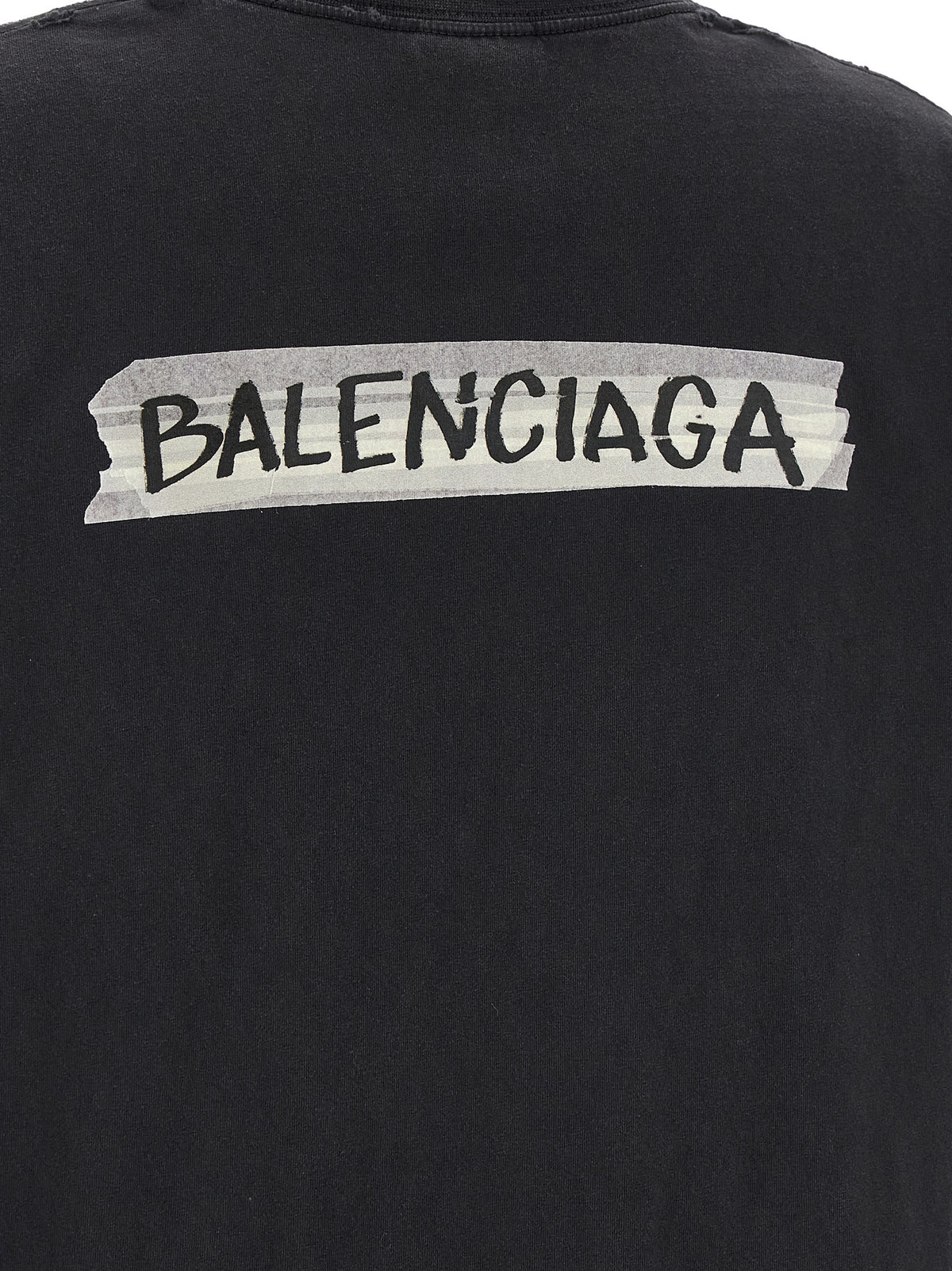 Balenciaga | Black Cotton T-Shirt