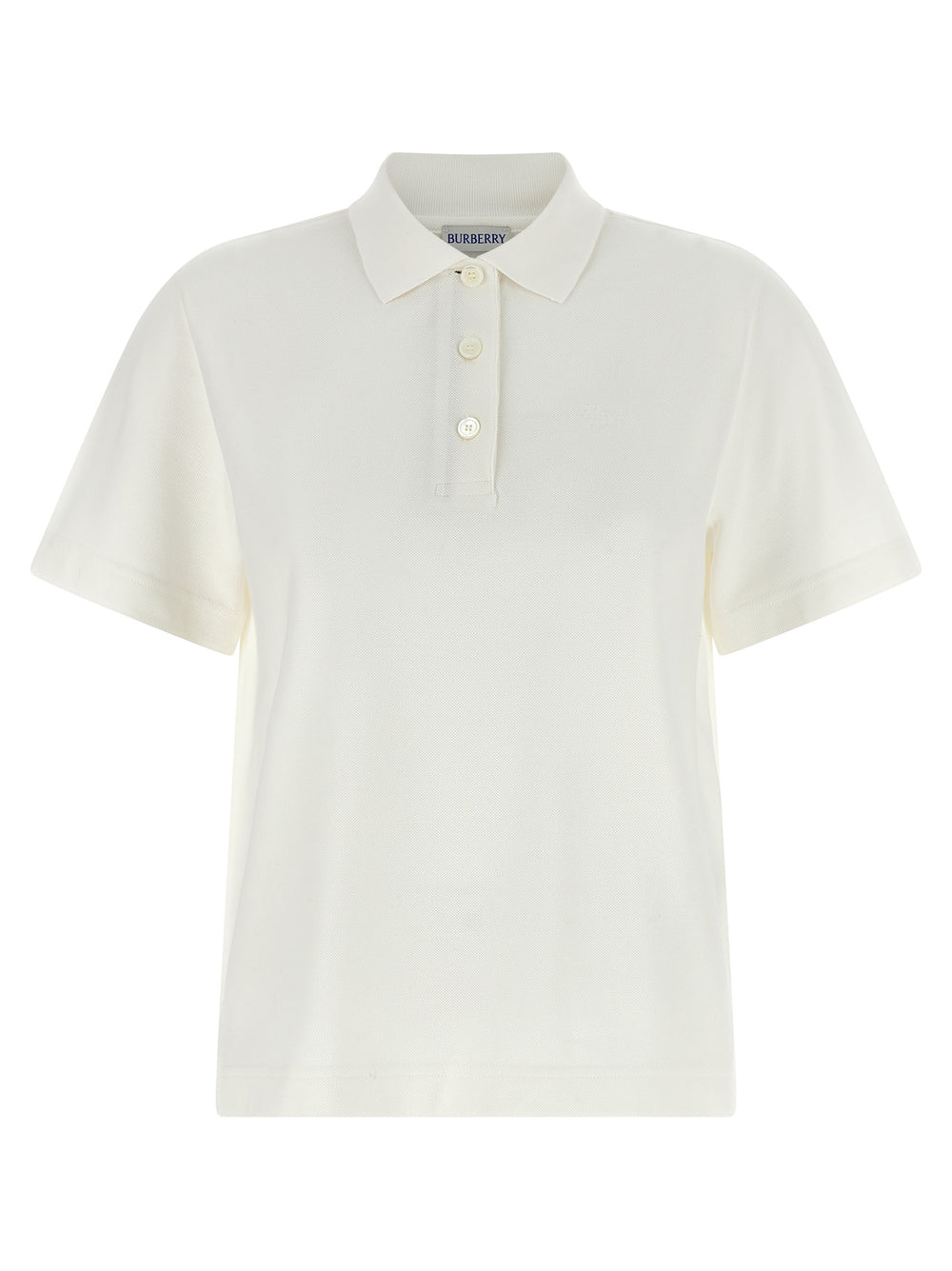 Burberry | White Cotton Polo Shirt