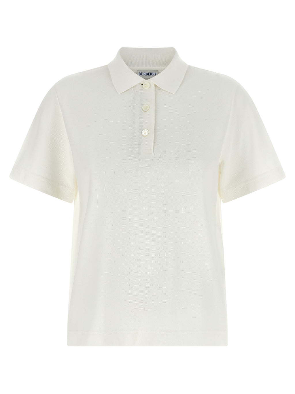 Burberry | White Cotton Polo Shirt