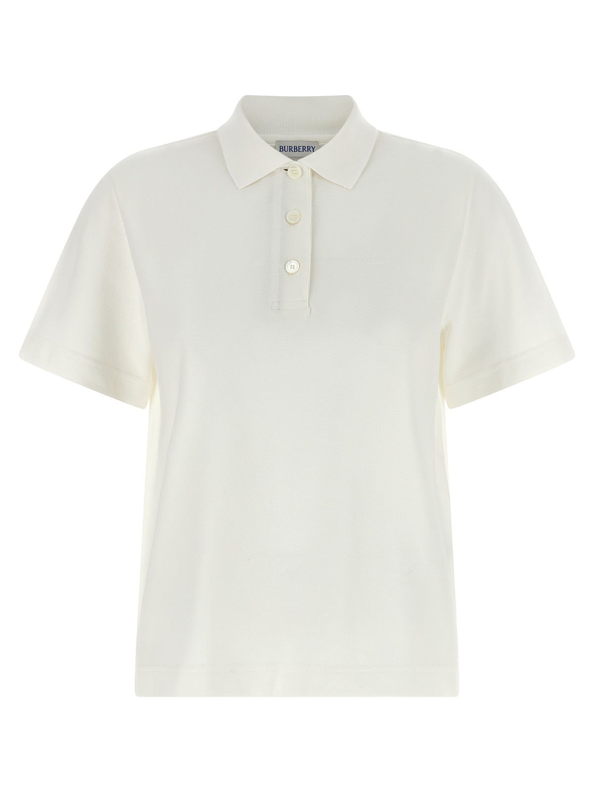 Burberry | White Cotton Polo Shirt