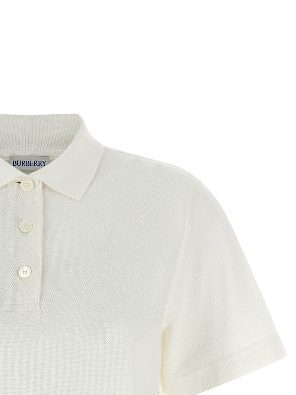 Burberry | White Cotton Polo Shirt