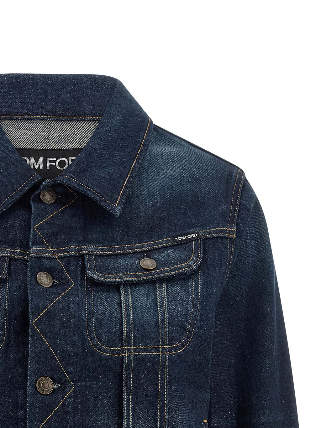 Tom Ford | Blue Cotton Denim Jacket